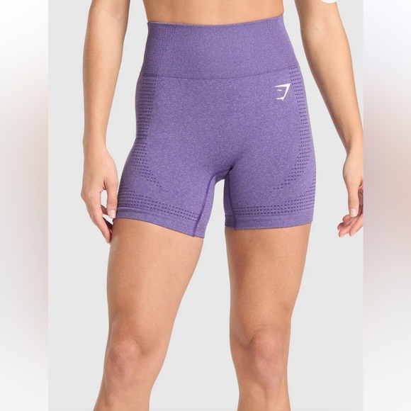 Gymshark Vital Seamless Shorts – Functional Purple Marl  xl - Picture 1 of 8